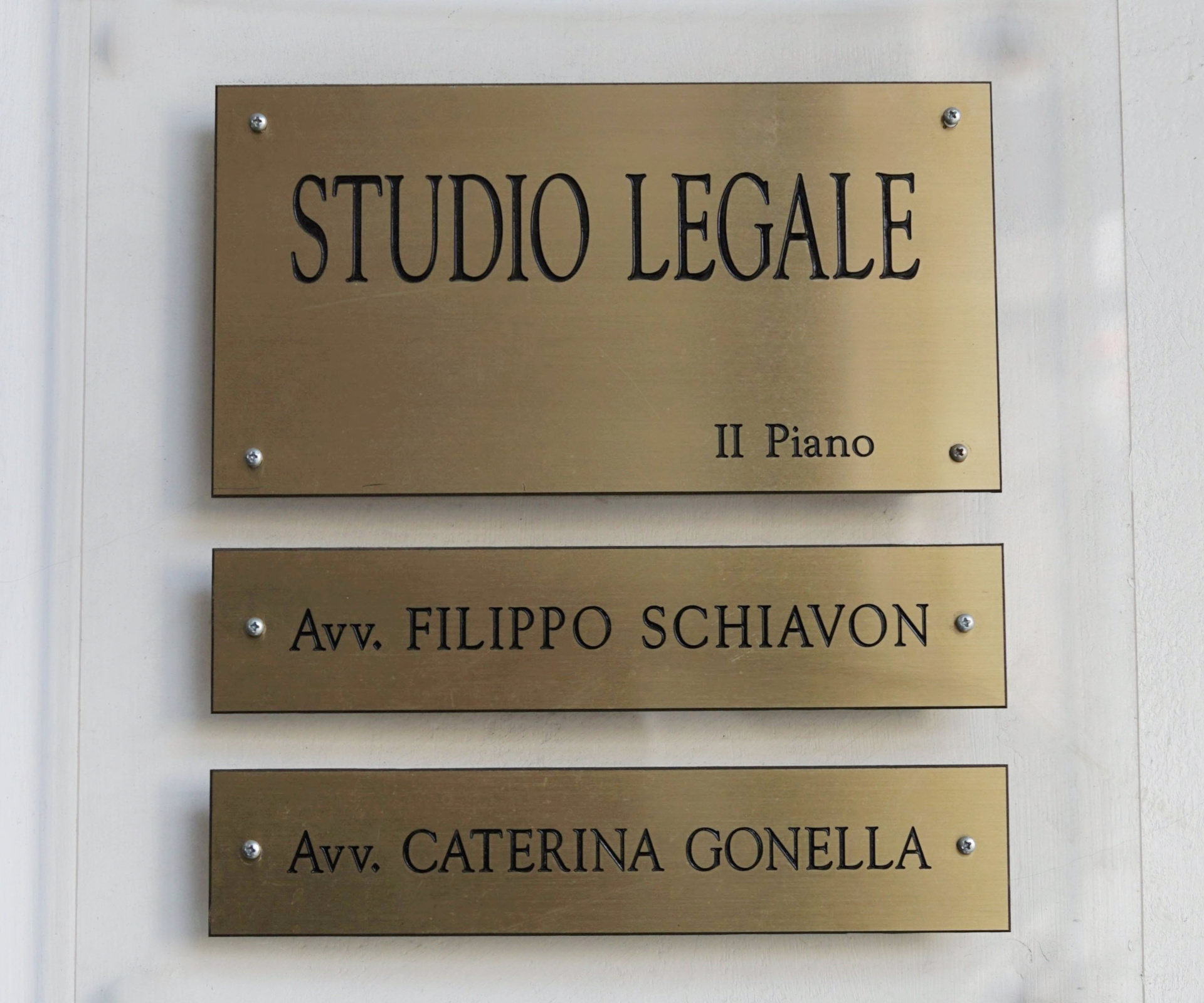Avvocato Filippo Schiavon Avvocato Caterina Gonella
